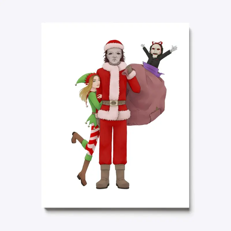 christmas canvas print