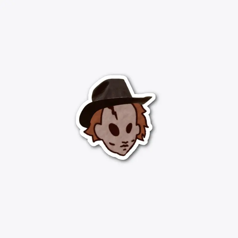 yeehaw michael sticker