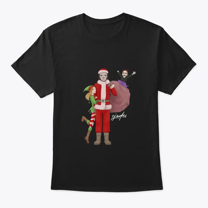 christmas tshirt (white font)