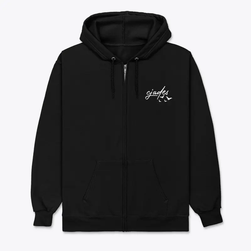 cjades halloween full zip (white font)