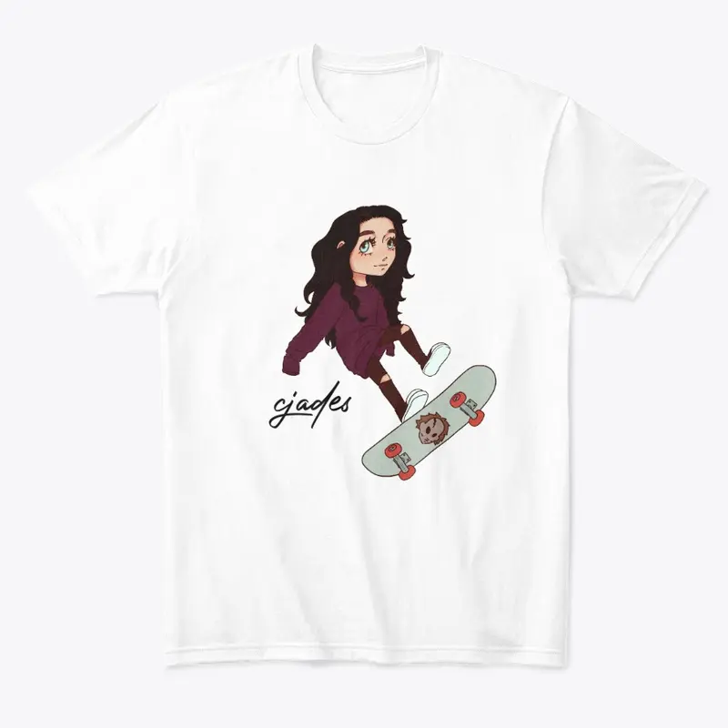 cjades skateboard tshirt